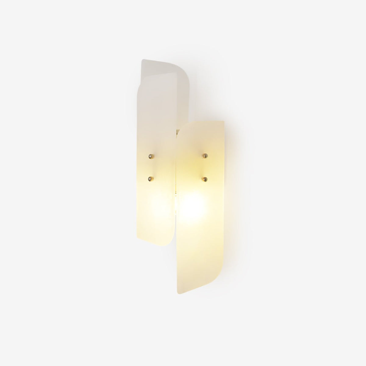 Alabaster Megalith Brass Wall Light
