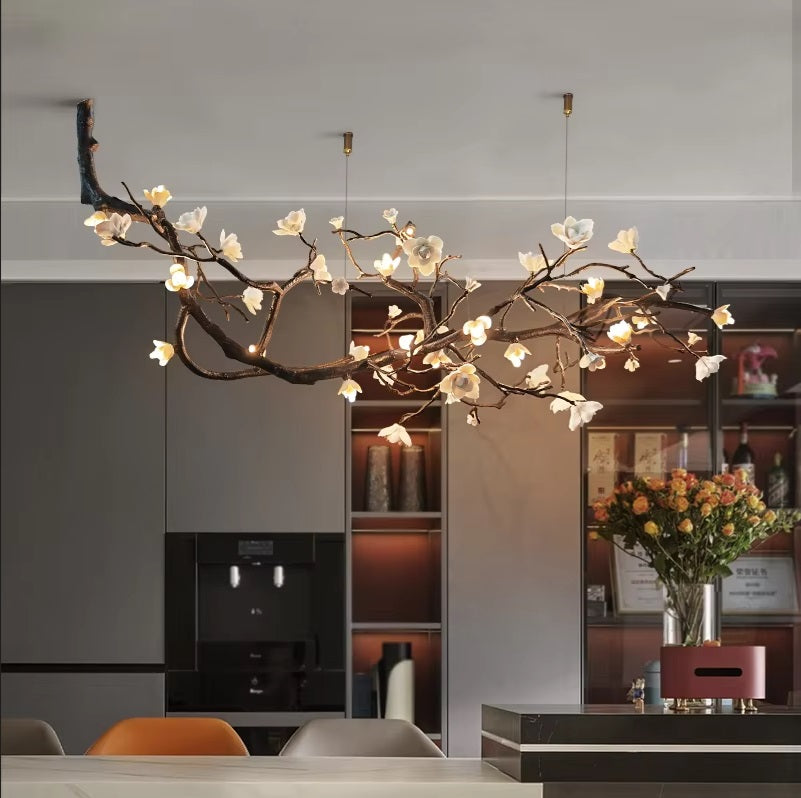 Minas Rustic Tree Branch Chandelier