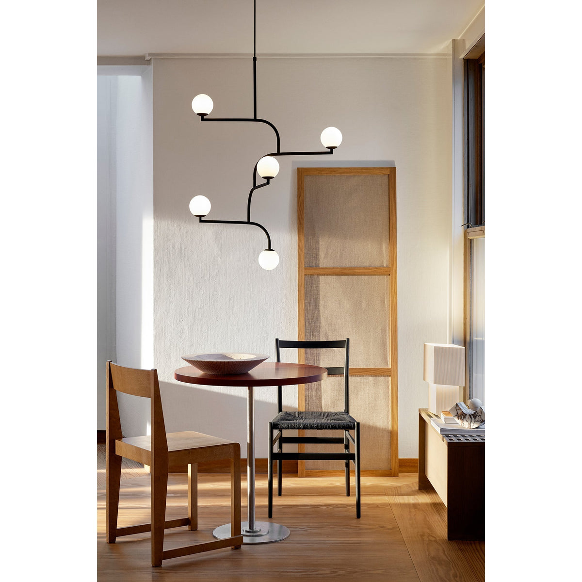 Zelireth Brass Glass Chandelier