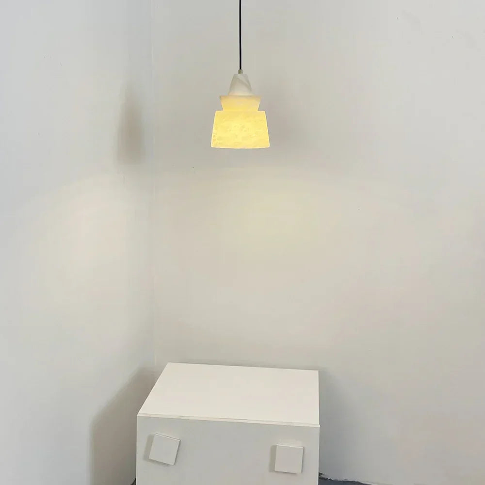 Modern Alabaster Pendant Light