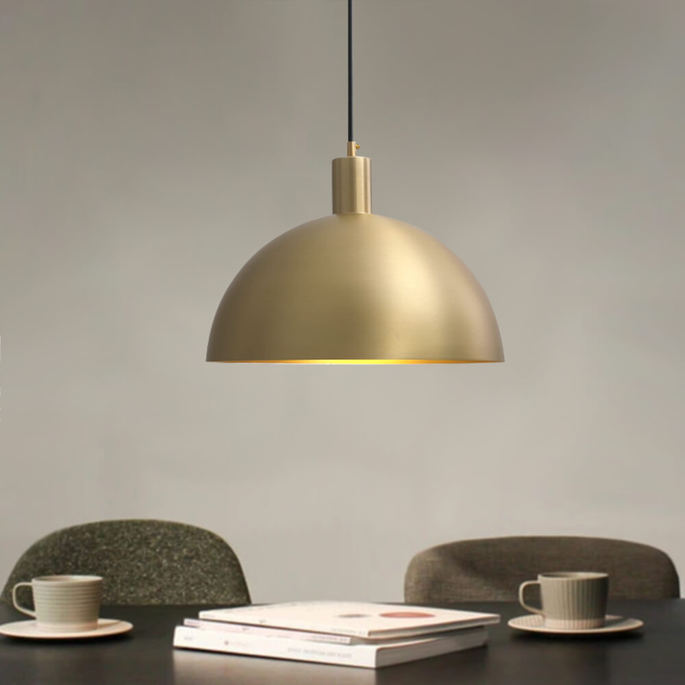 Modern 1 Light Single Dome Pendant light