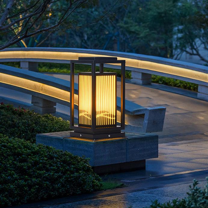 Square Modern Cage Outdoor Light
