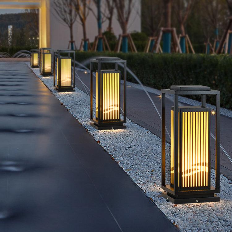 Square Modern Cage Outdoor Light