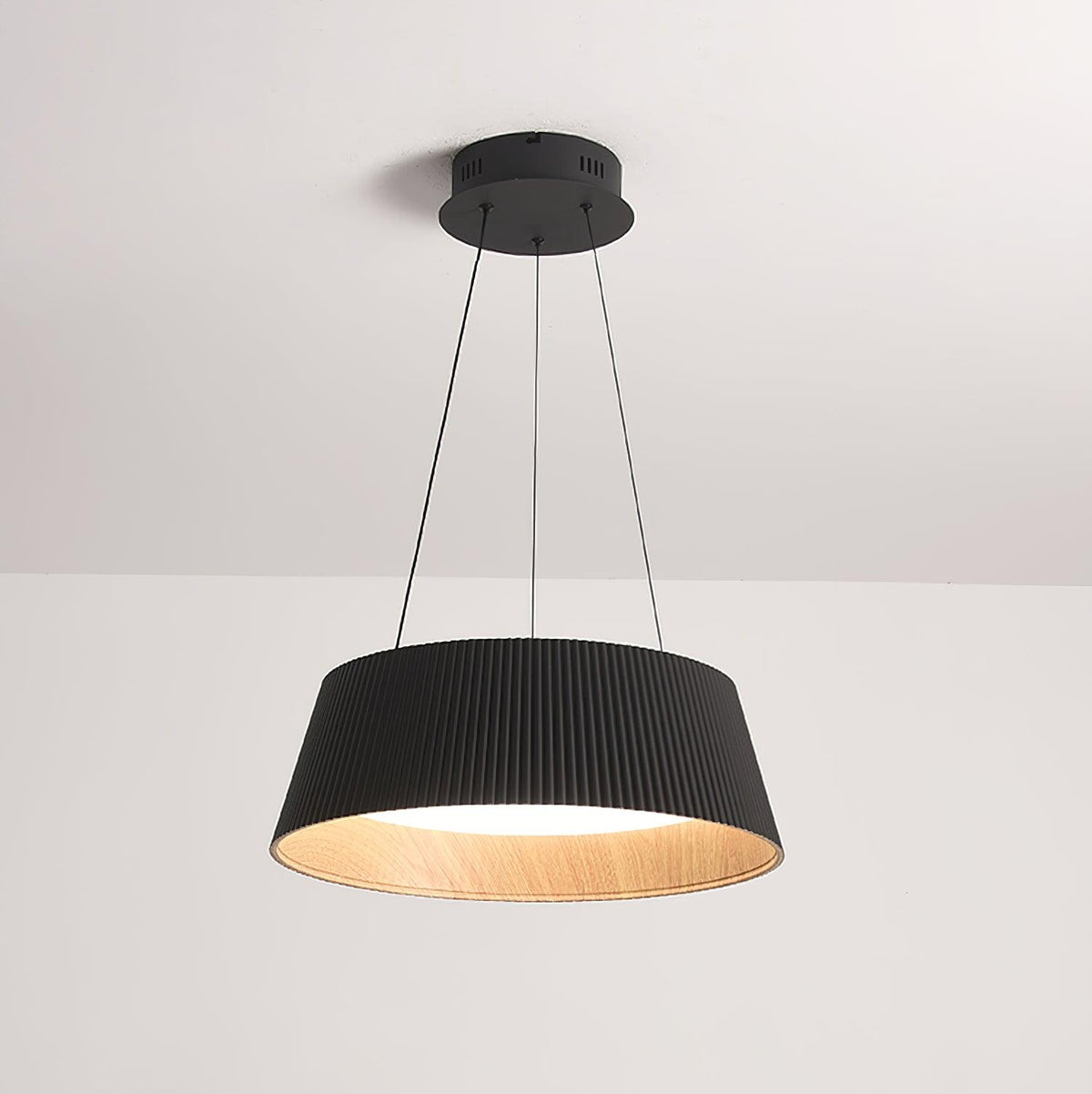 Modern Ribbed Pendant Light