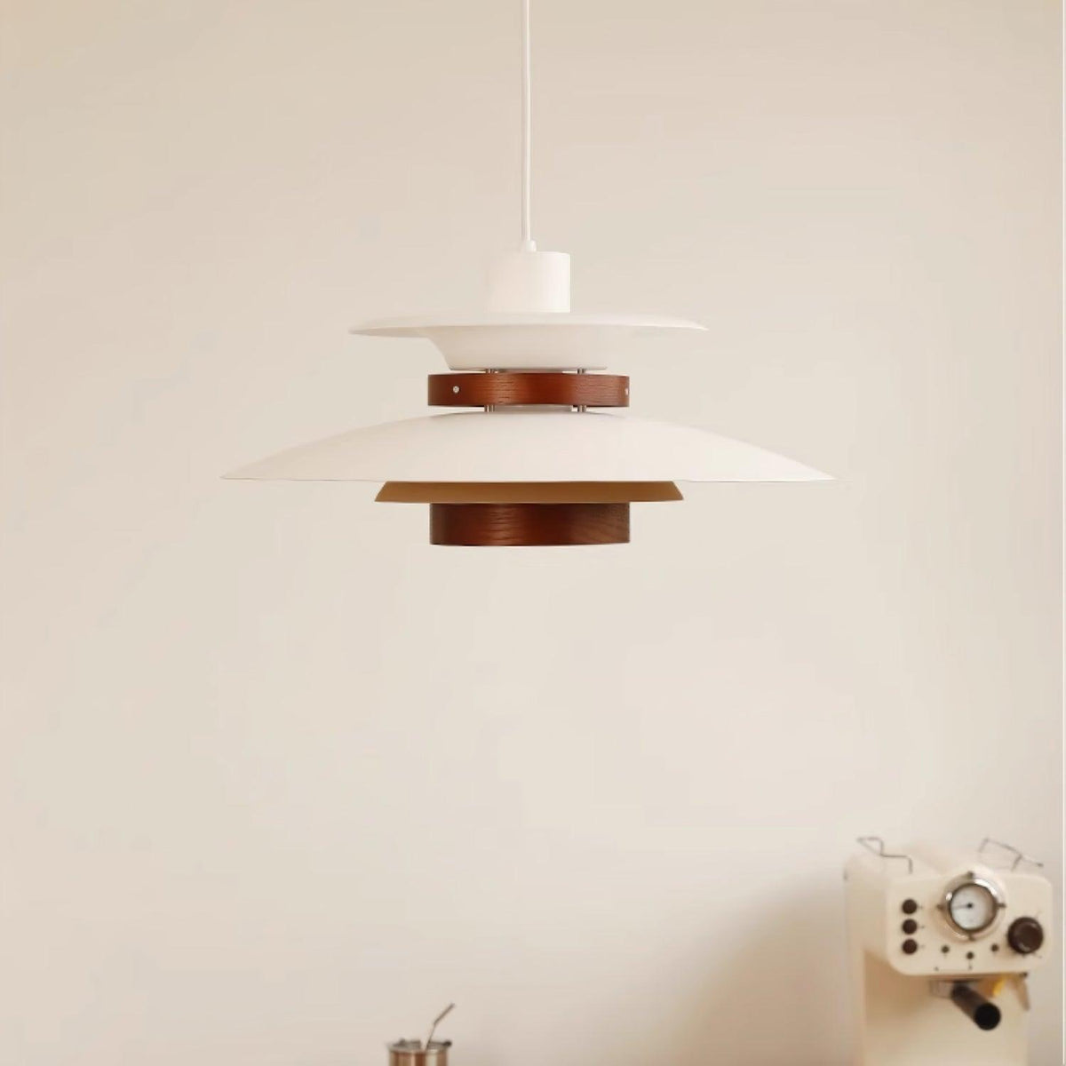 Modulo Layered Wood Pendant Light