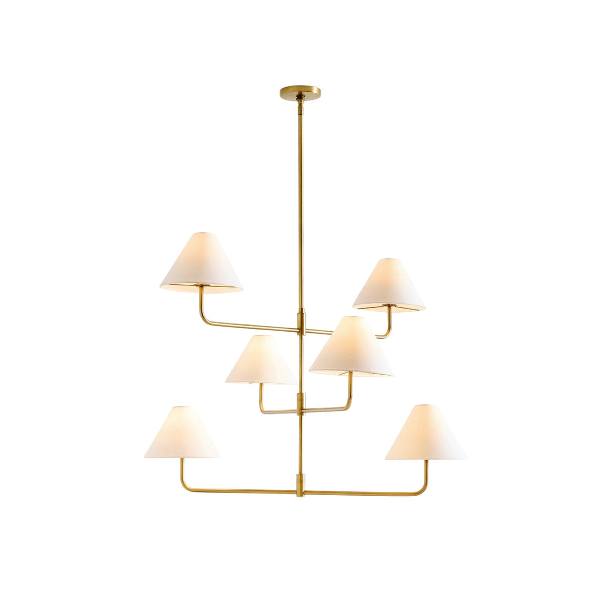 Alice Three Tier Fabric Chandelier