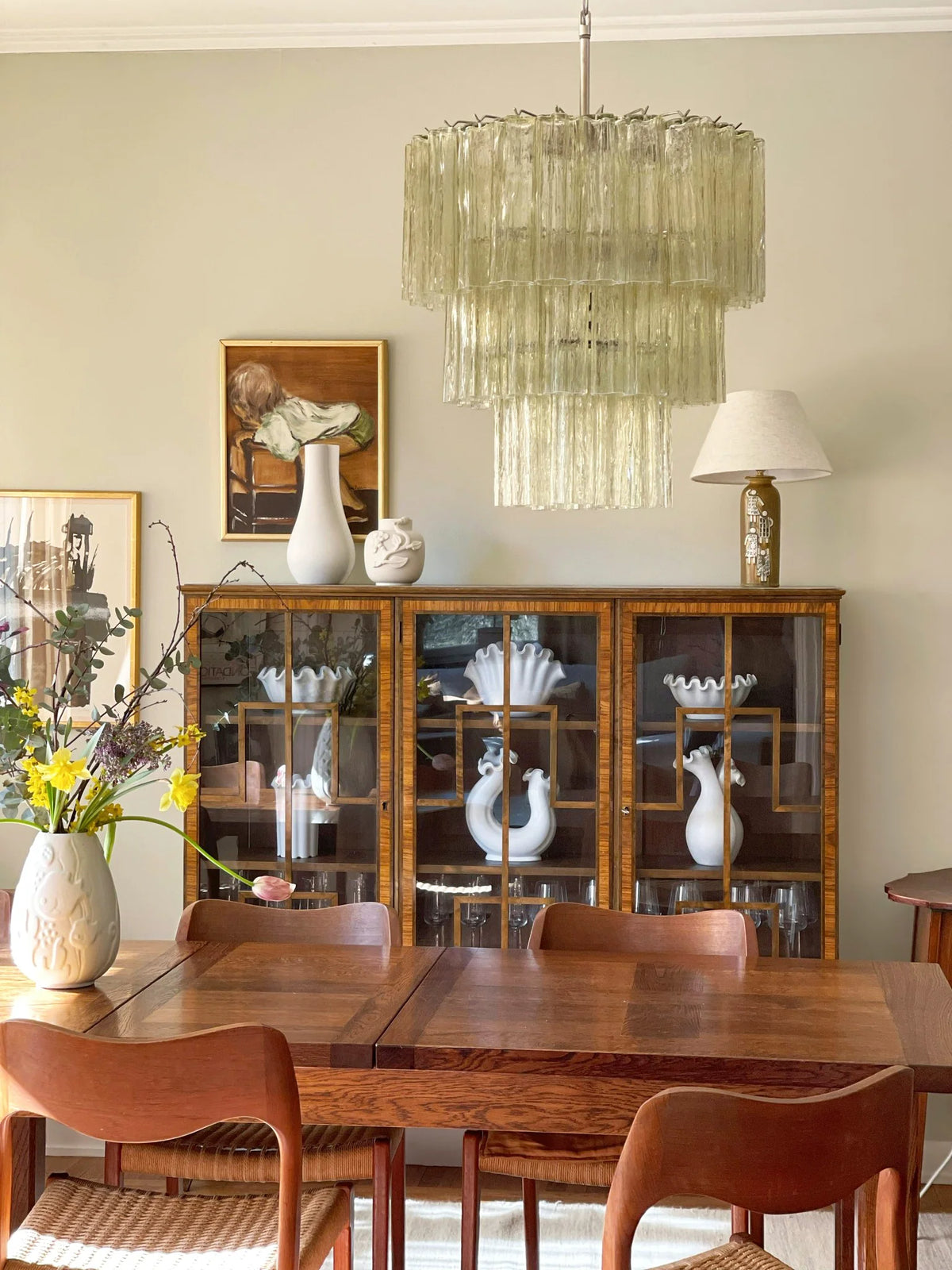 Honey Tubes Chandelier