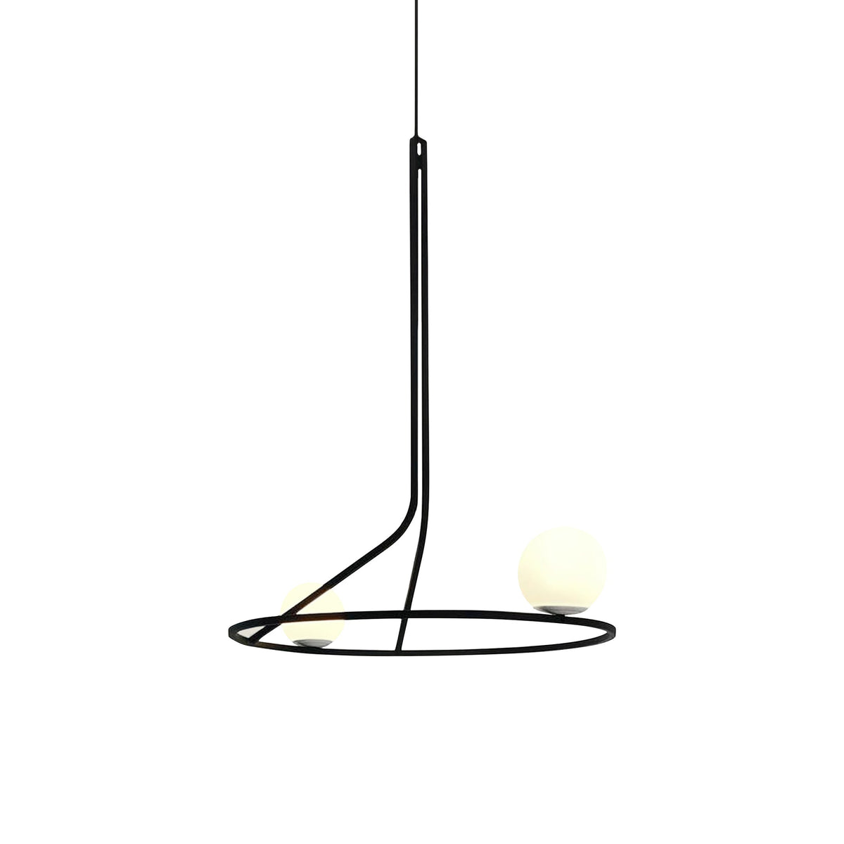 Ilthael Brass Glass Chandelier
