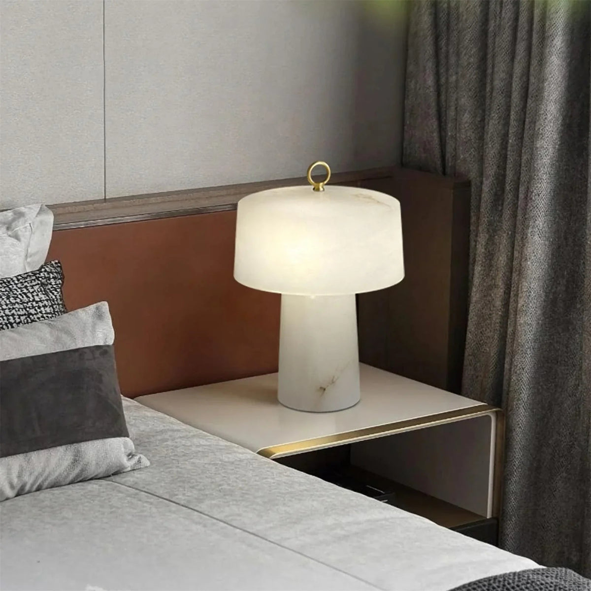 Natural Cloud Stone Table Lamp