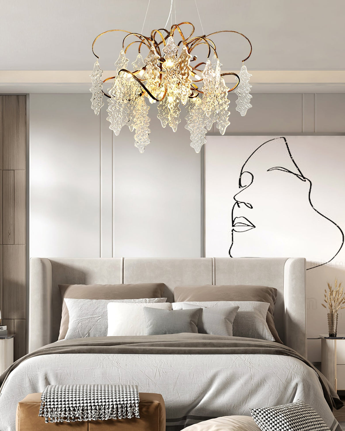 Luxury Niagara Round Glass Chandelier