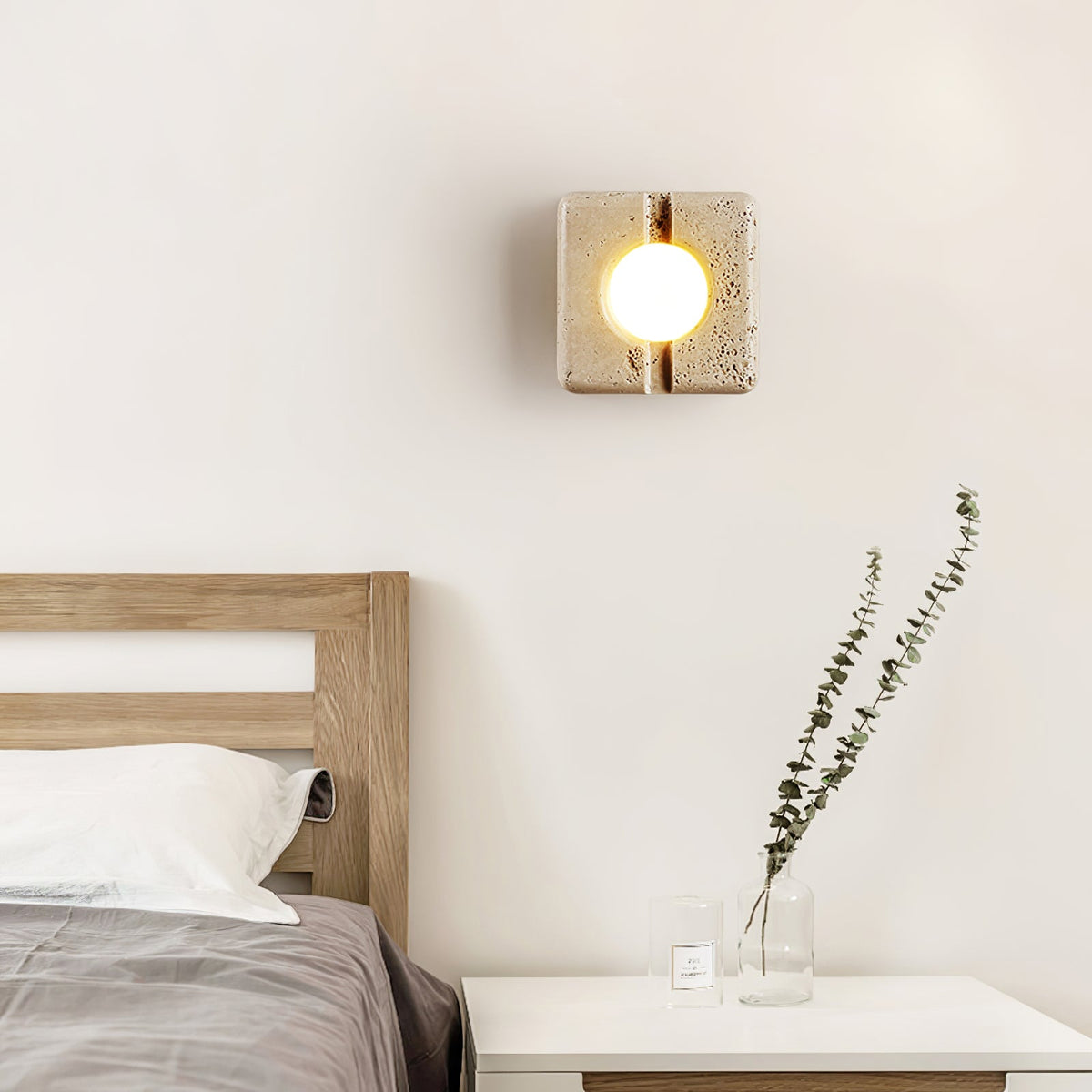 Nora Travertine Wall Light