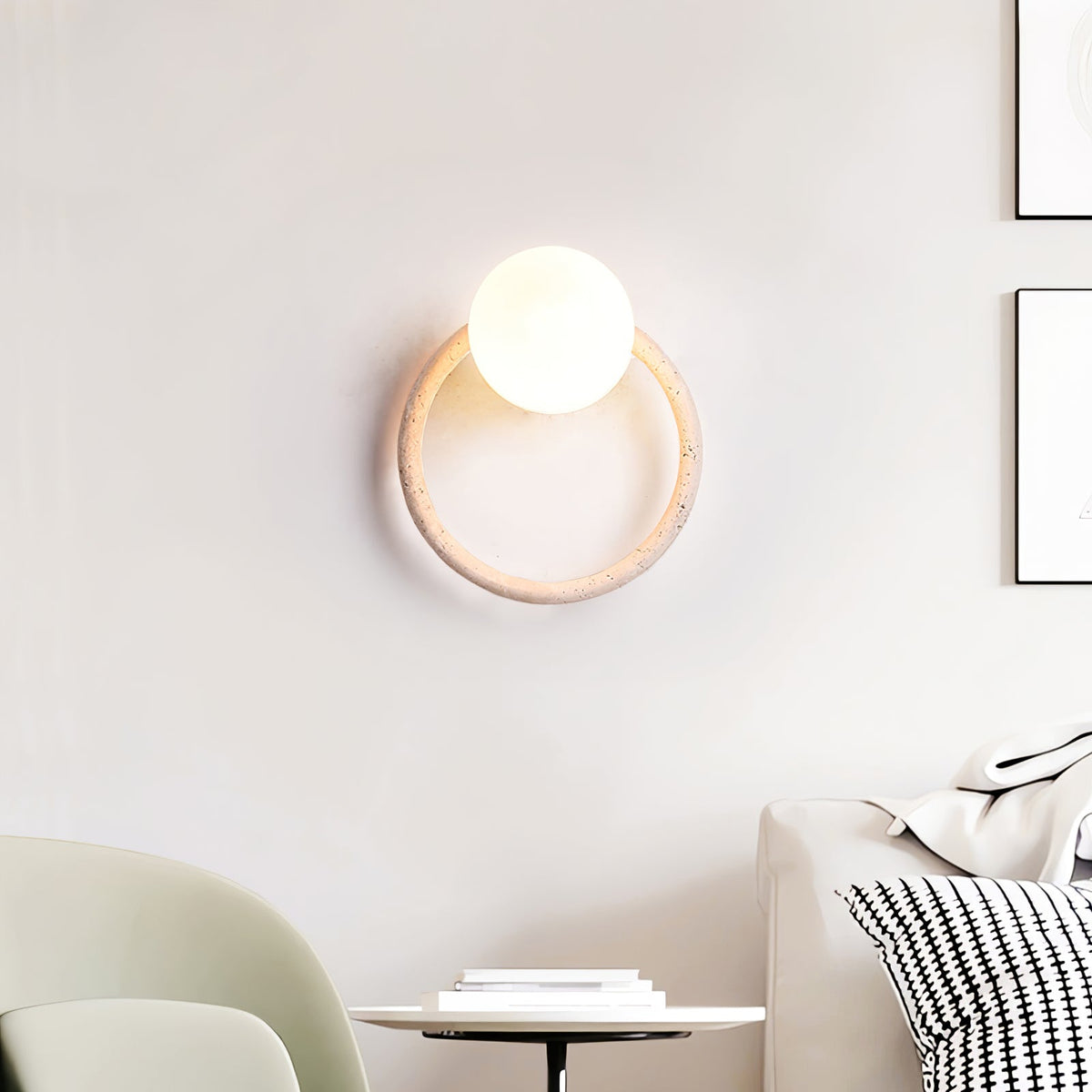 Orria Travertine Wall Light