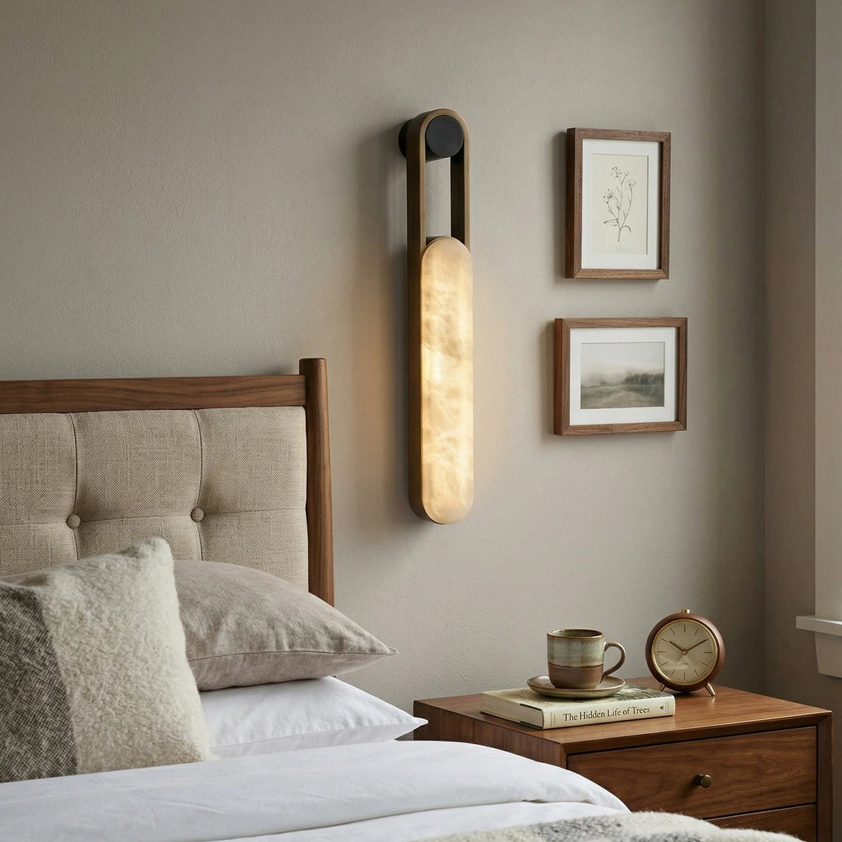 Virex Layered Alabaster Wall Light