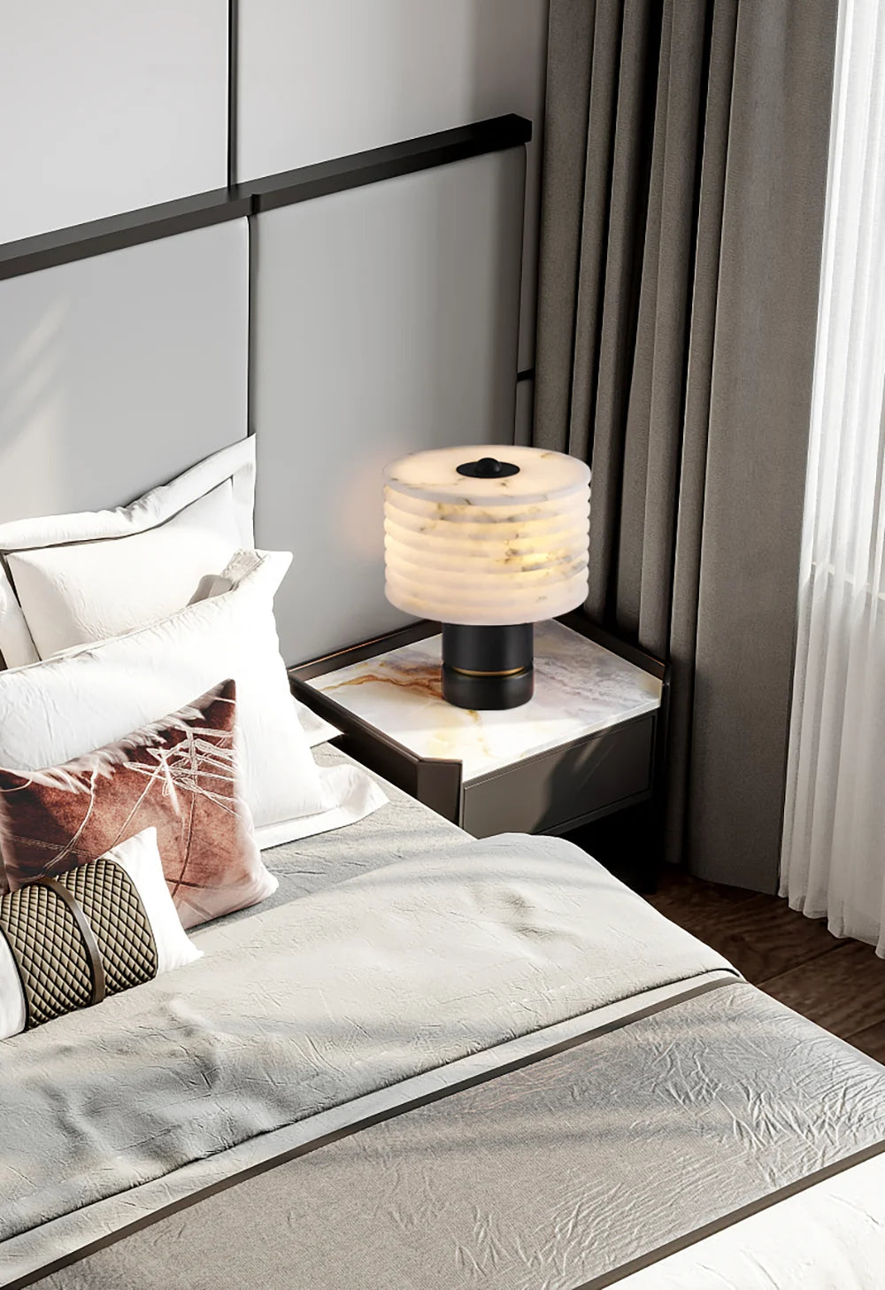 Cloud Stone Marble Table Lamp