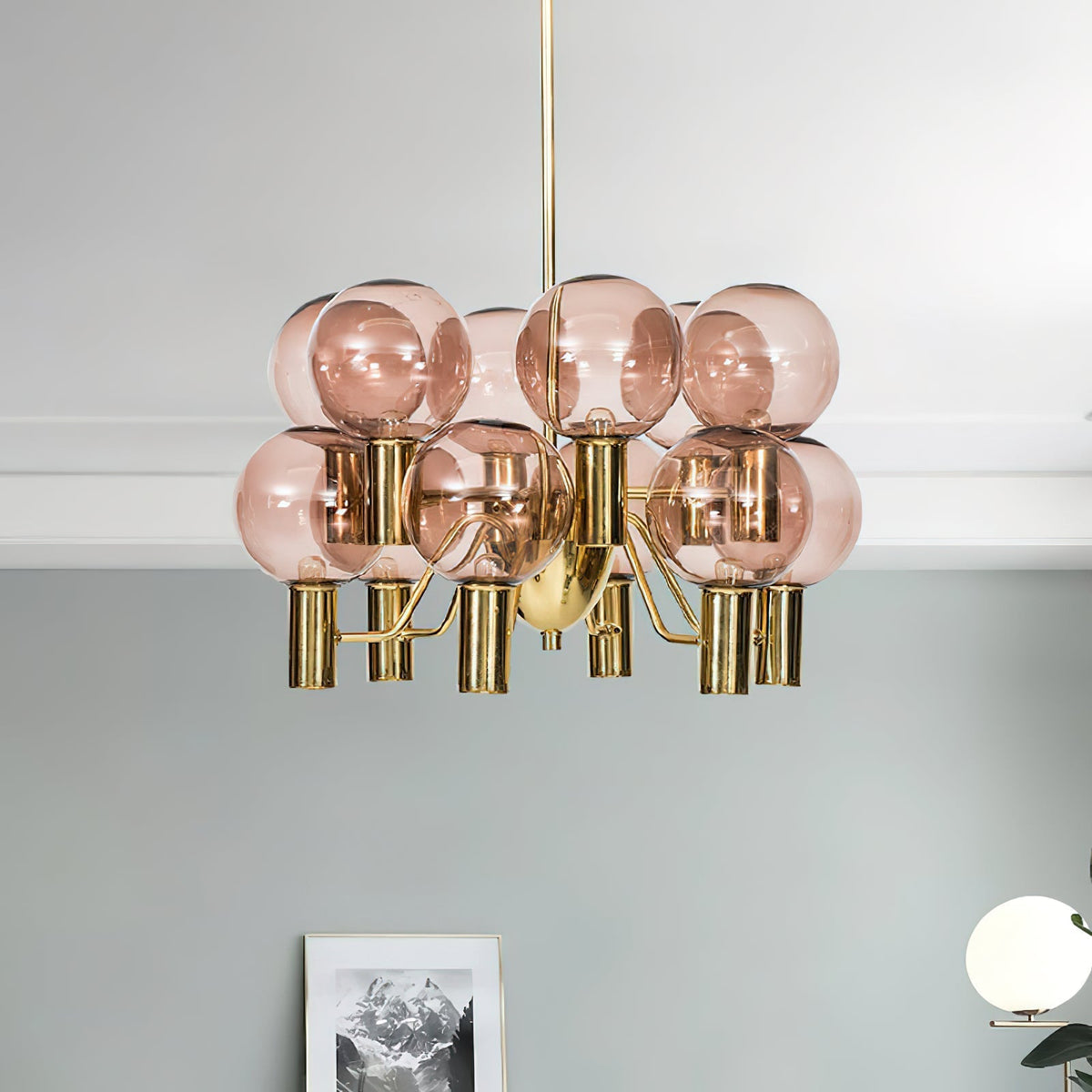 Evmarara Postmodern Luxury Glass Chandelier