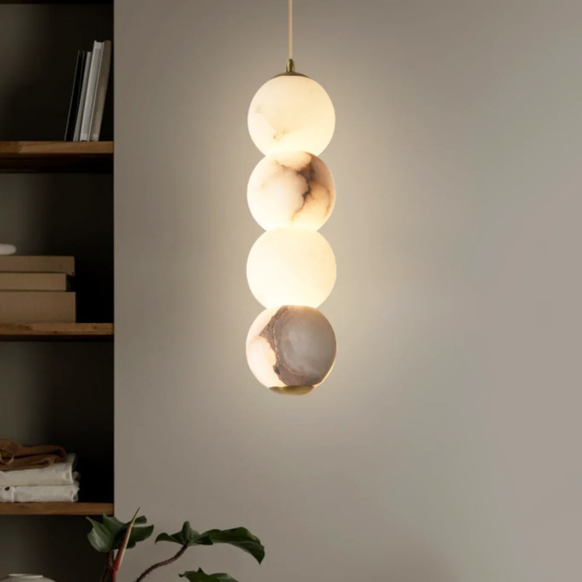 Alabaster Pearl Pendant Light