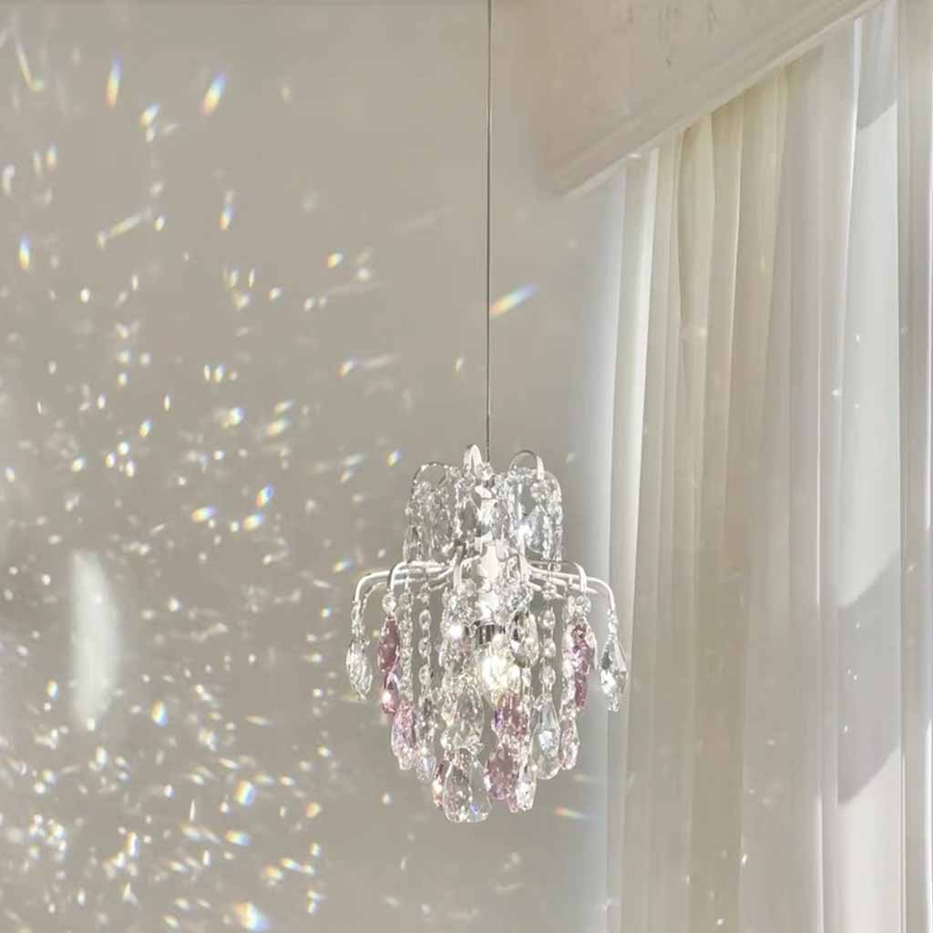 Pendant Light Crystal Waterdrop, Single Light / 3 Lights