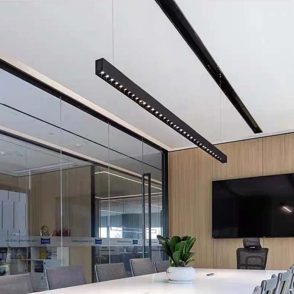 Pendant Light Minimalist Long Strip Linear LED for Office