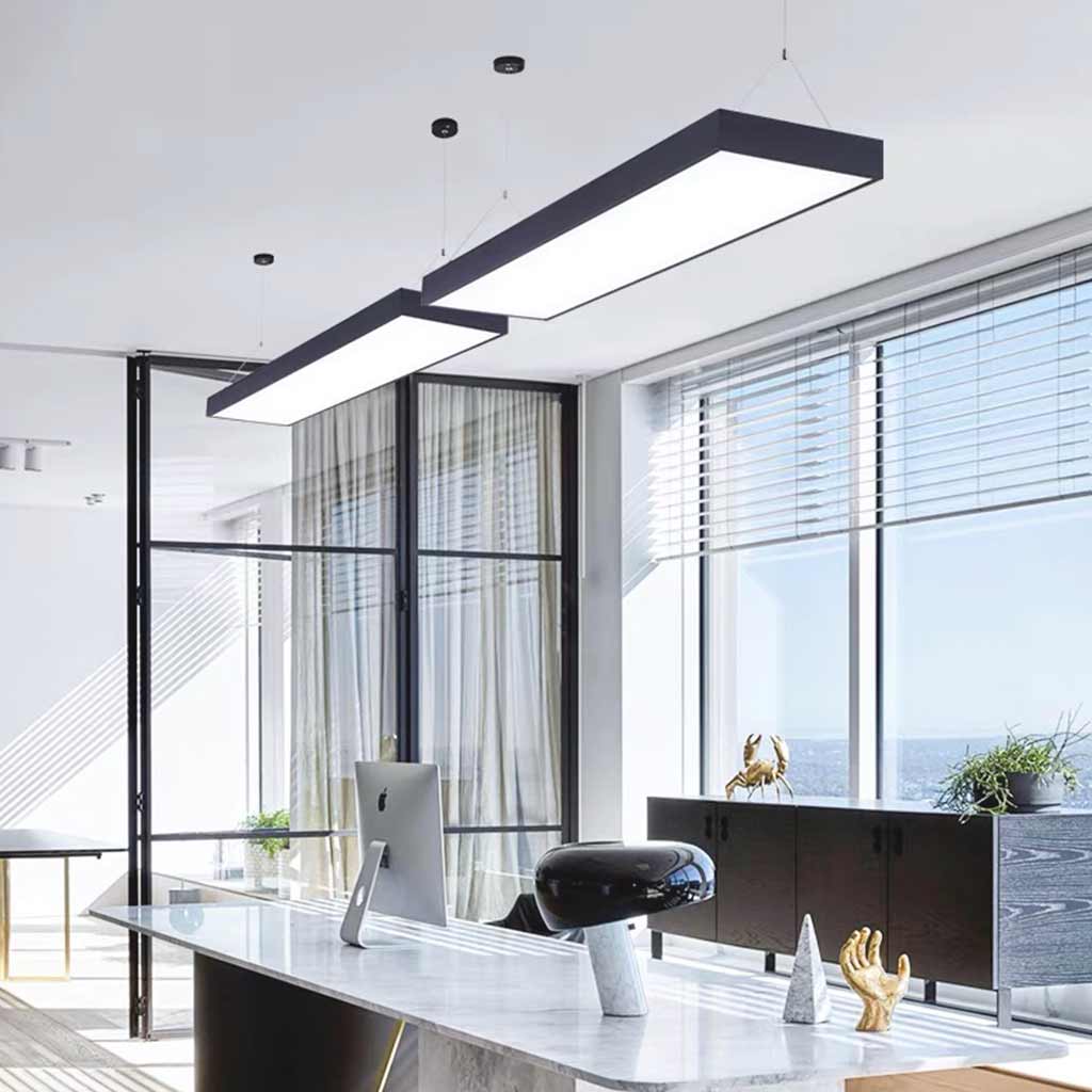 Pendant Light Modern Right Angle Rectangle LED for Office