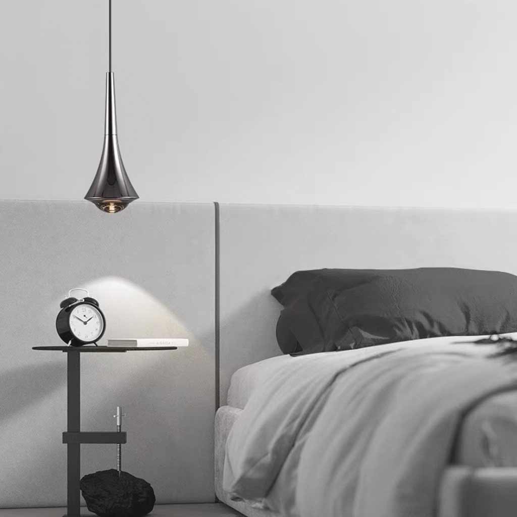 Pendant Light Simple Rain Drop LED, Black / White