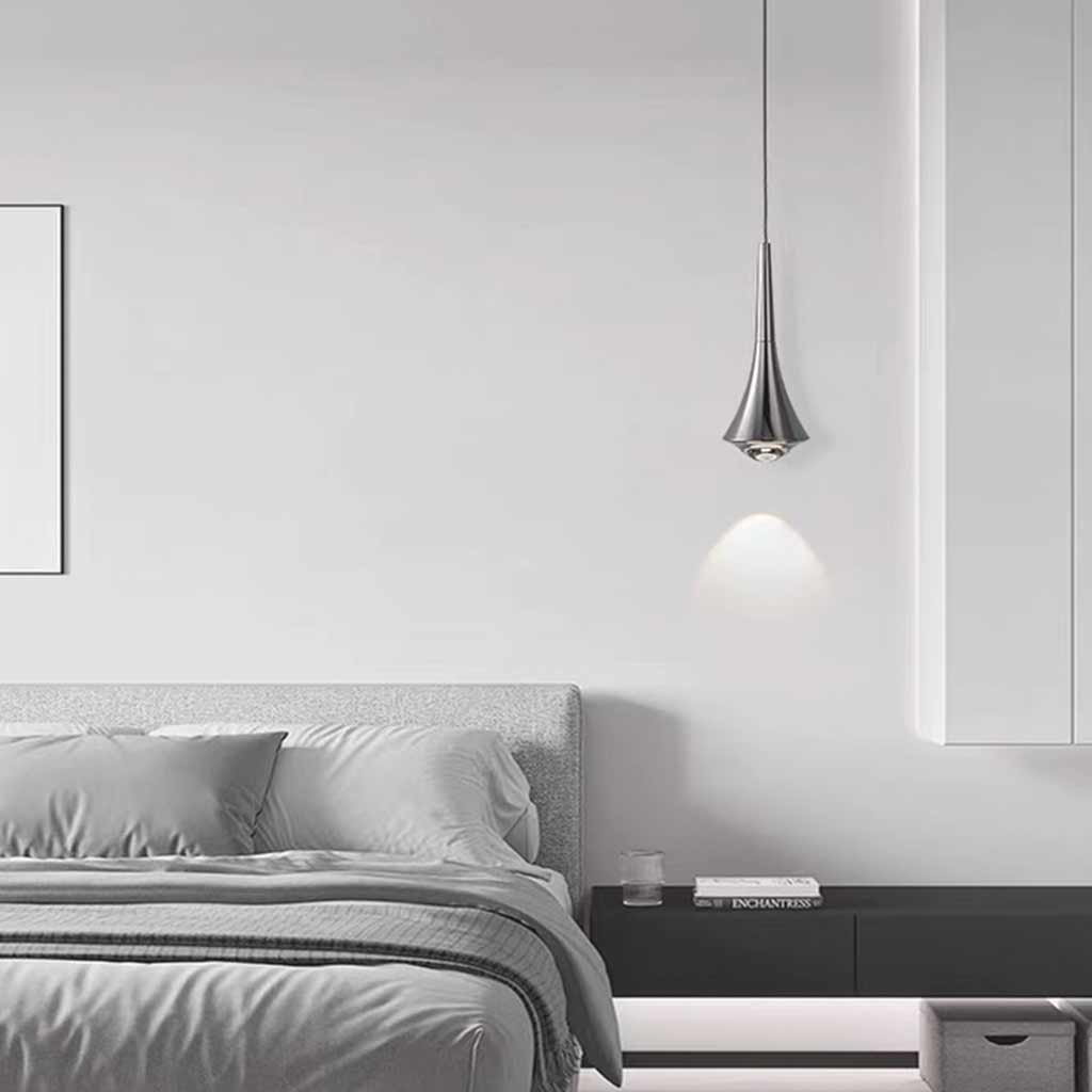 Pendant Light Simple Rain Drop LED, Black / White