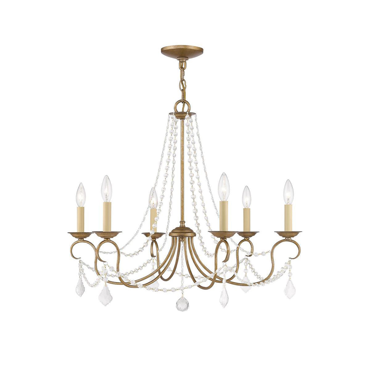 Mysorarae Postmodern Luxury Brass Crystal Chandelier