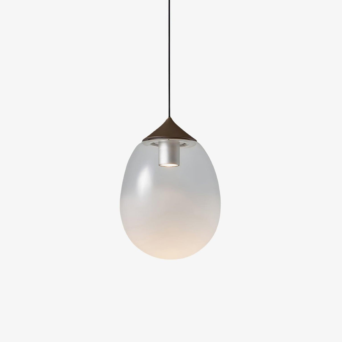 Modern Stacked Conical Alabaster Pendant Light