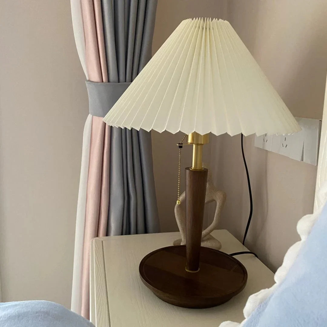 Pleated Table Lamp