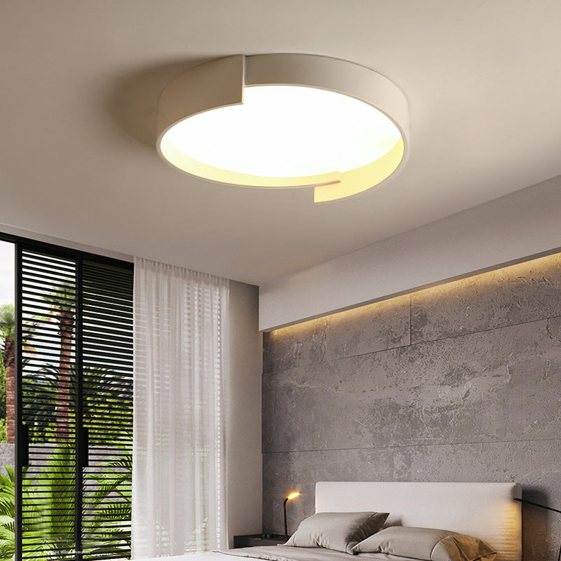 Arisha Modern Round Flush Mount Ceiling Light LED Double Layer