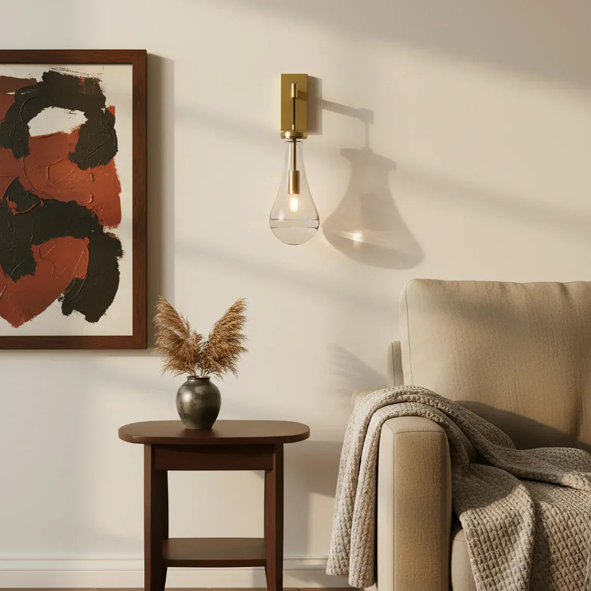Droplet Crystal Wall Light