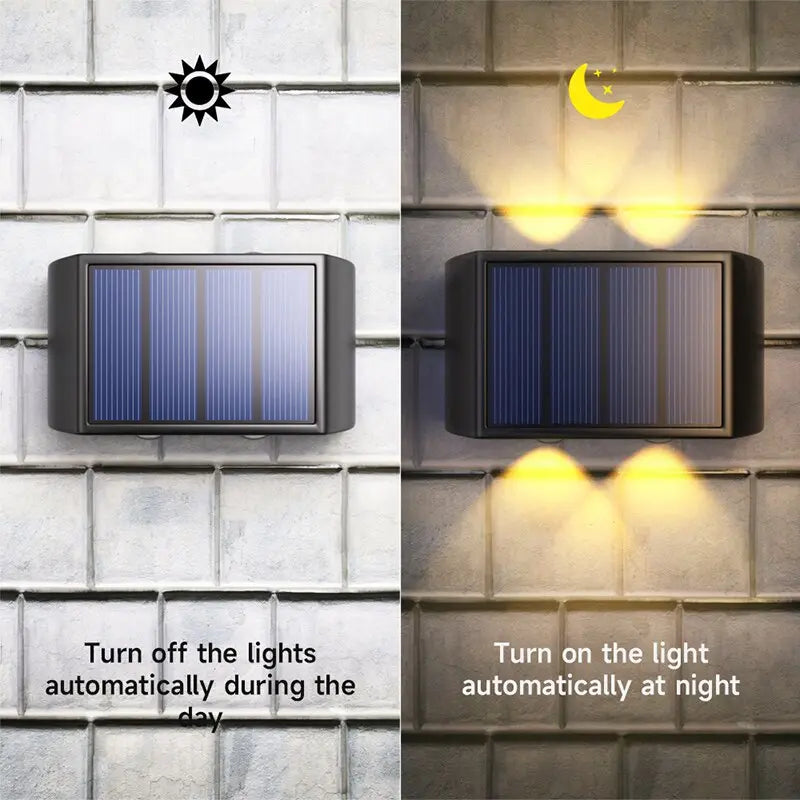 Radya 4LED Solar Wall Light