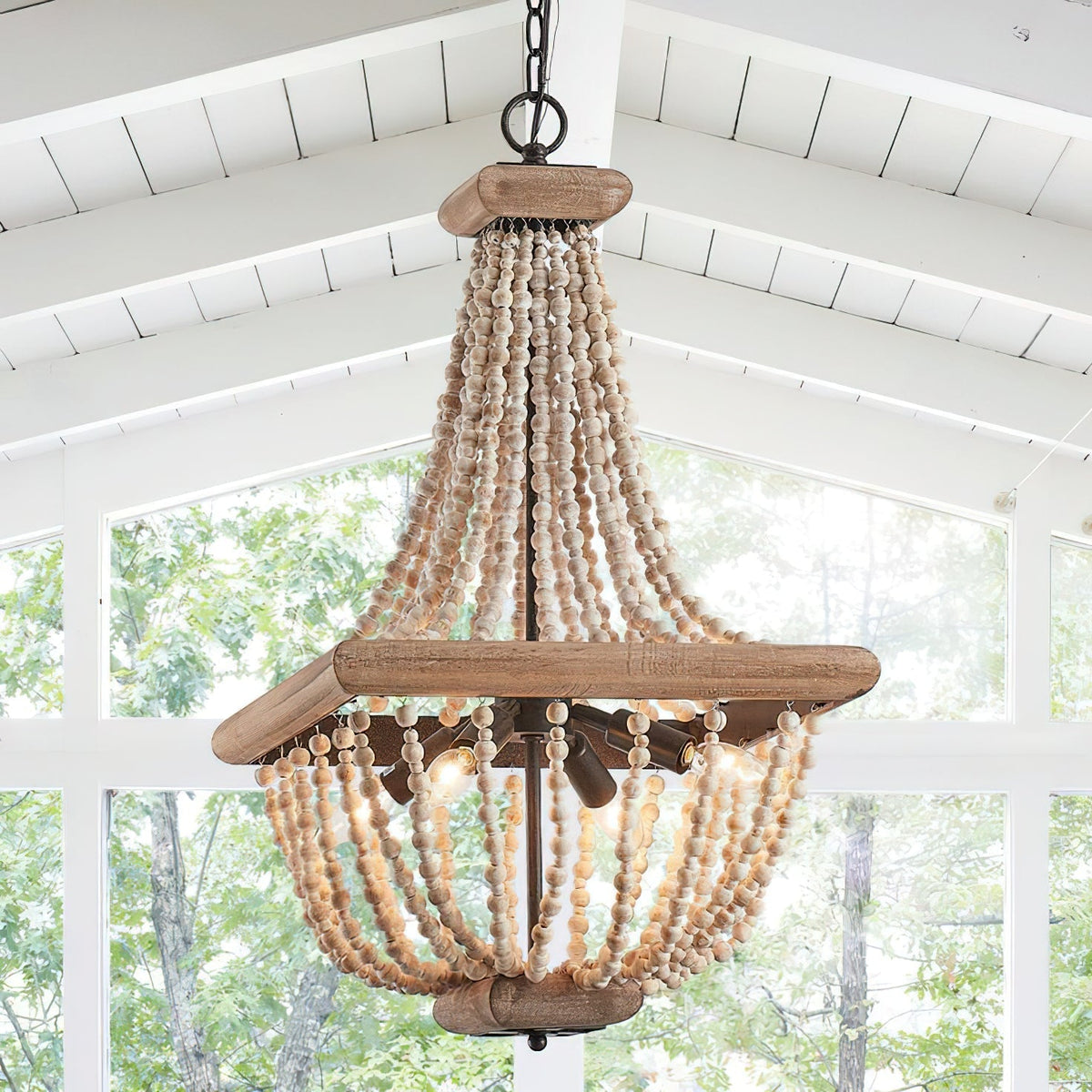 Aursorir Postmodern Luxury Wooden Chandelier