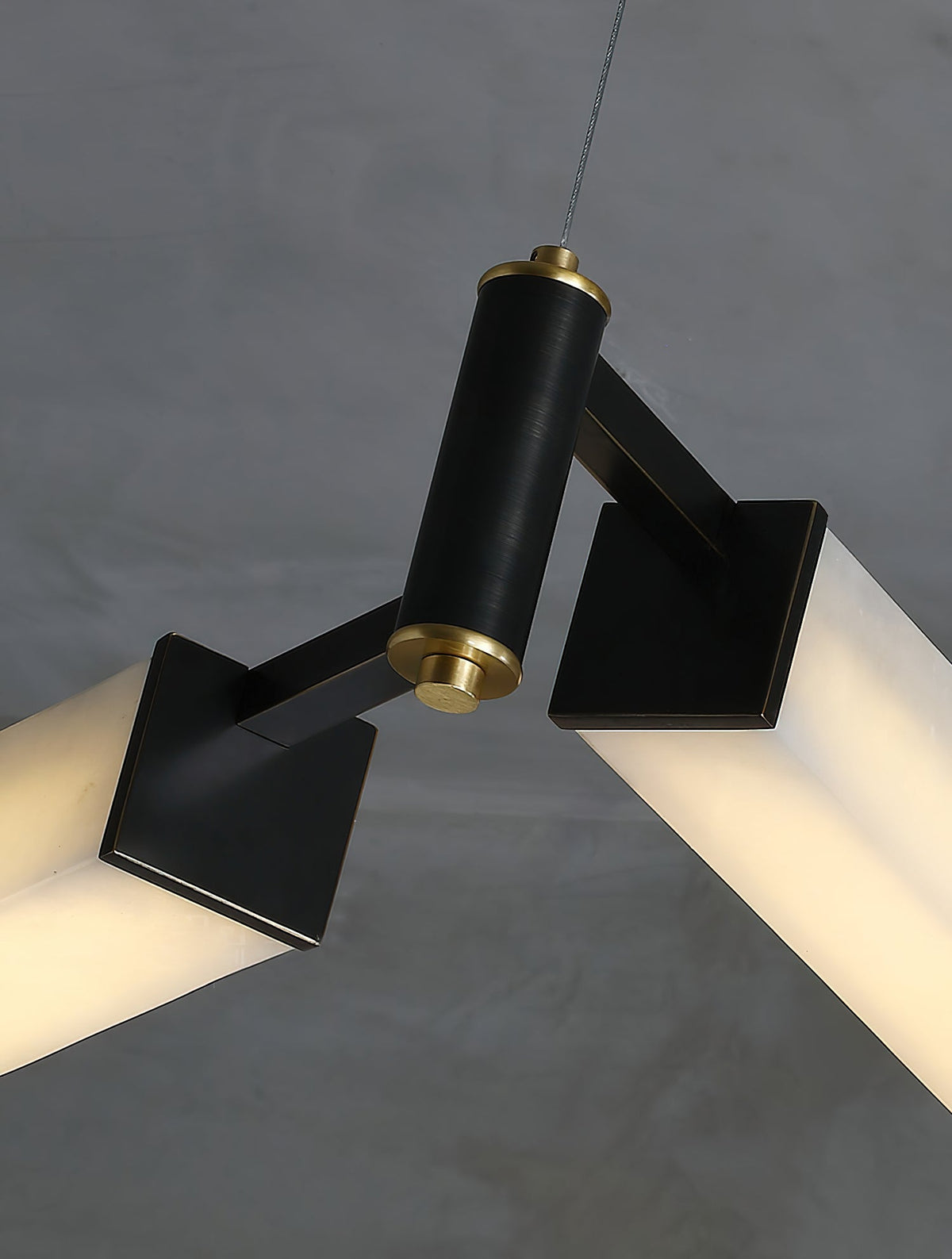 Arsorara Brass Alabaster Chandelier