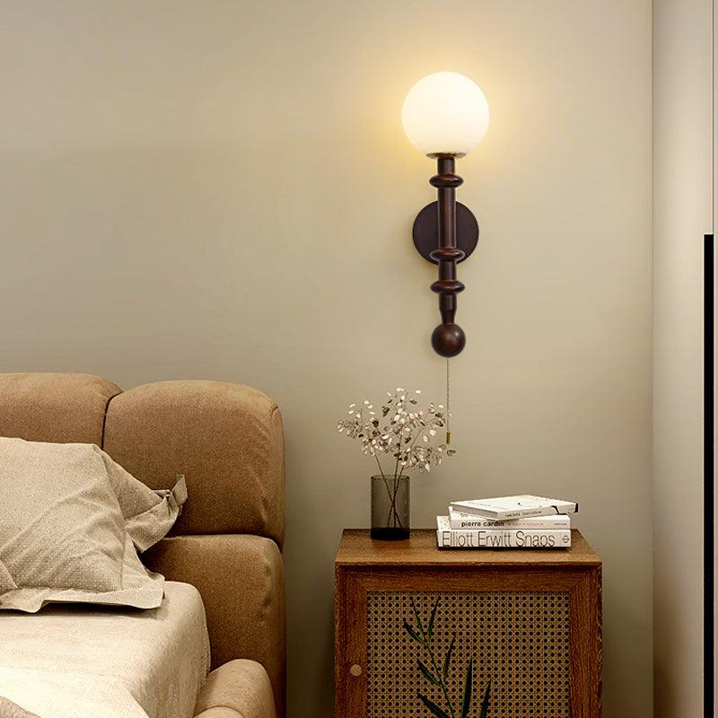 Tube Clear Crystal Wall Light