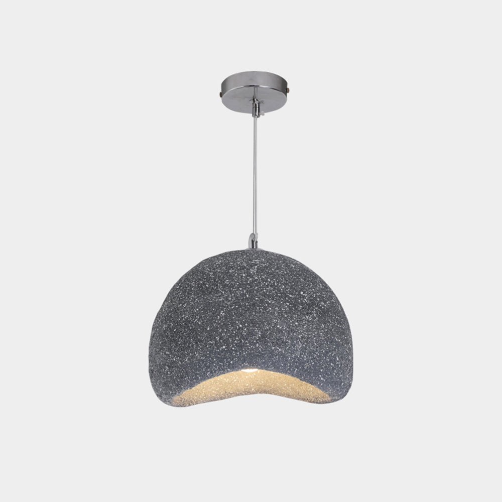Avi Wabi Sabi Bread Shape Resin Pendant Light, 2 Color
