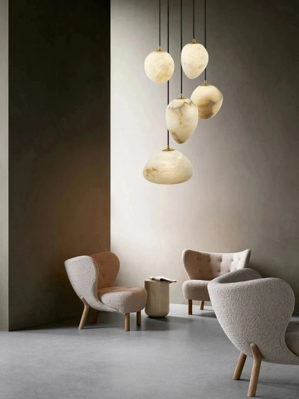 Sage Marble Chandelier