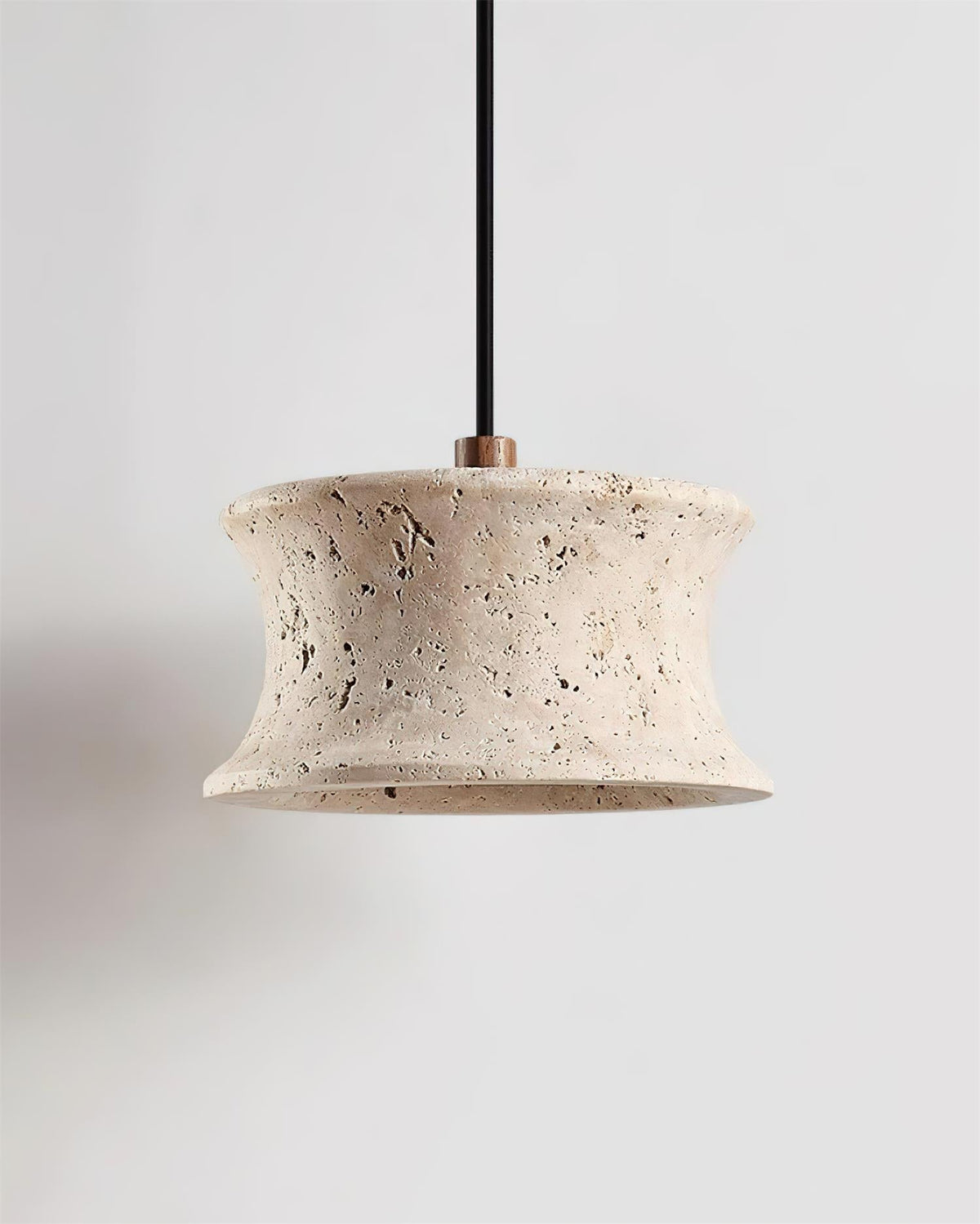 Noreria Pendant Lamp Travertine Sculptural