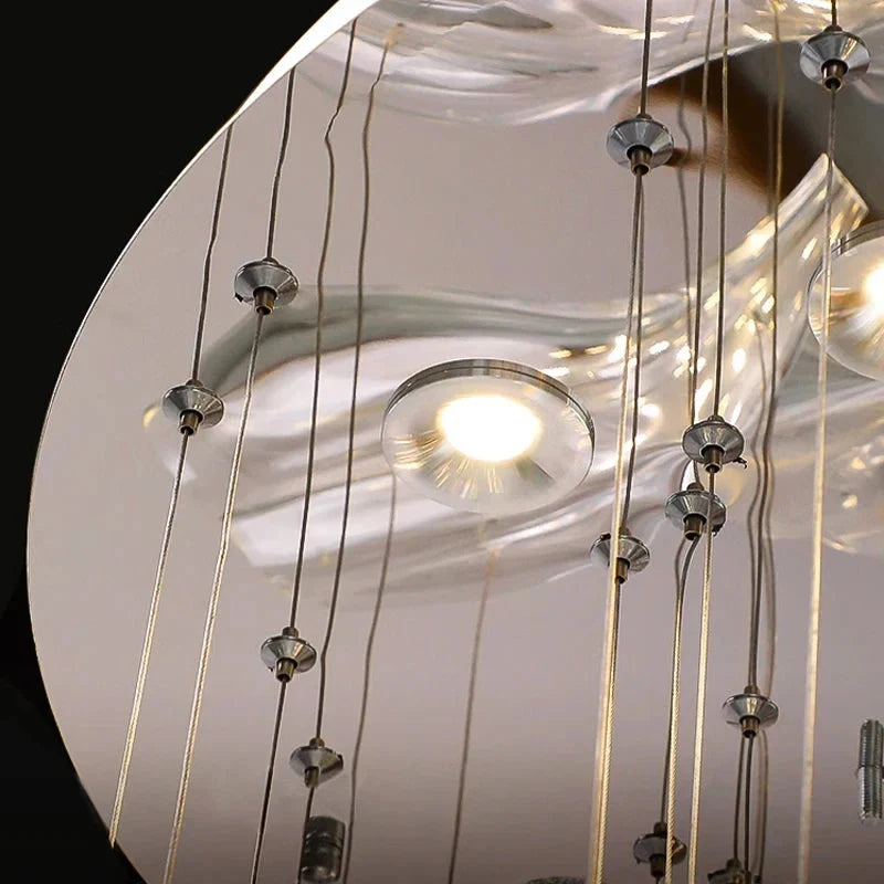 Sasha Modern Designer Crystal Flower Chandelier