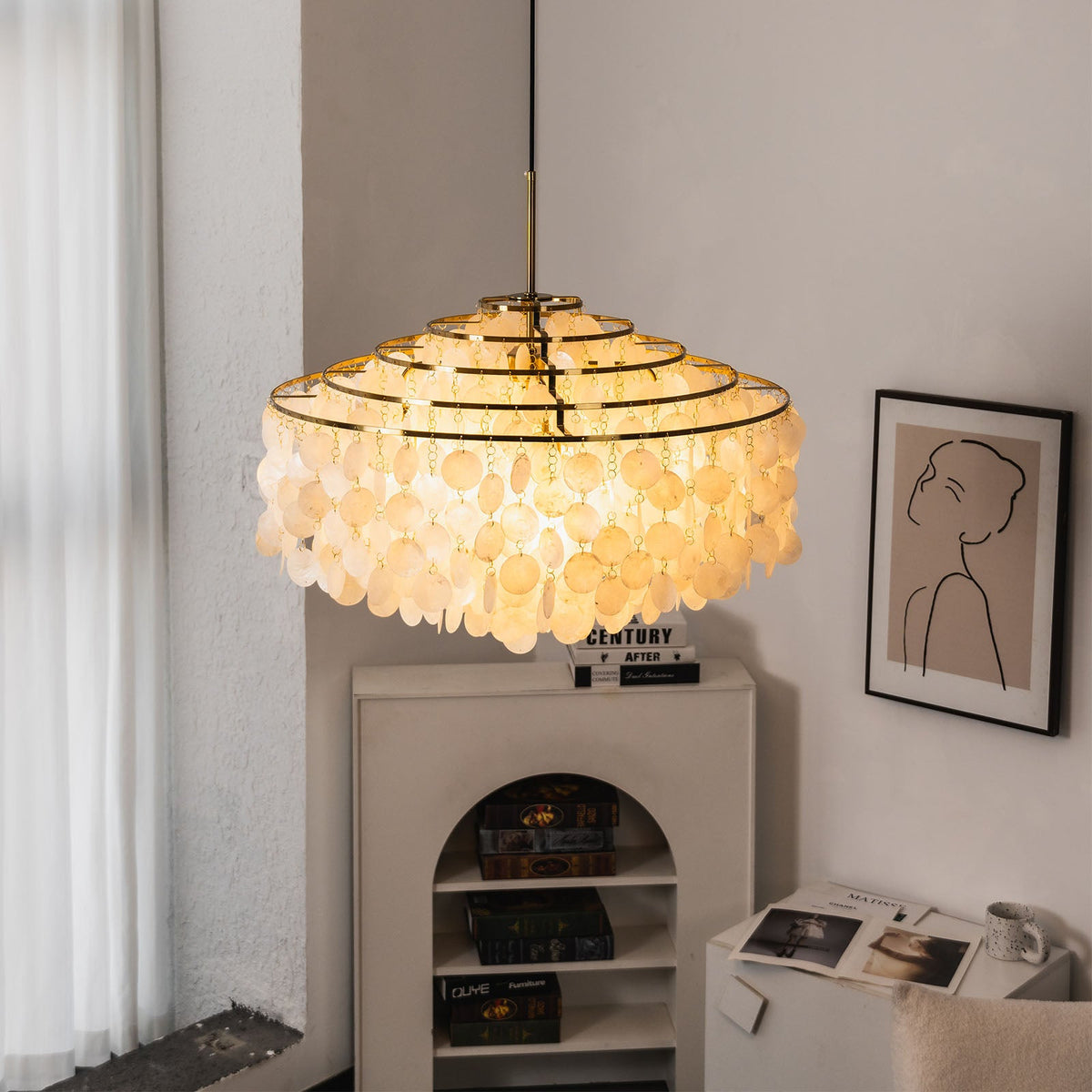 Shell Chandelier