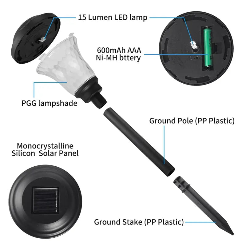Solar Rgb Landscape Lights