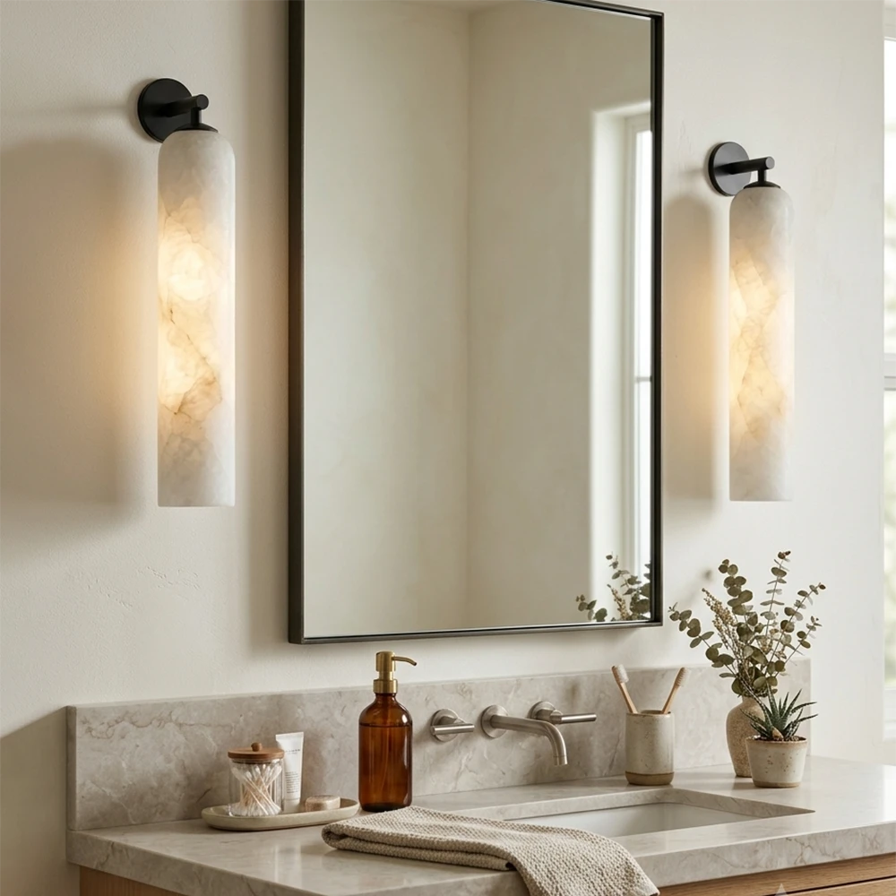 Elysian Travertine Wall Light