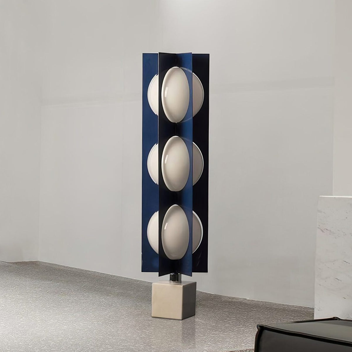 Square Solar Bollard Light