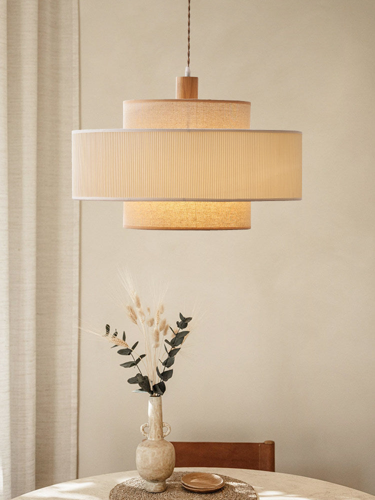 Spool Fabric Pendant Lamp