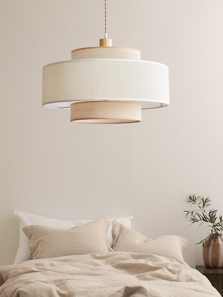 Spool Fabric Pendant Lamp