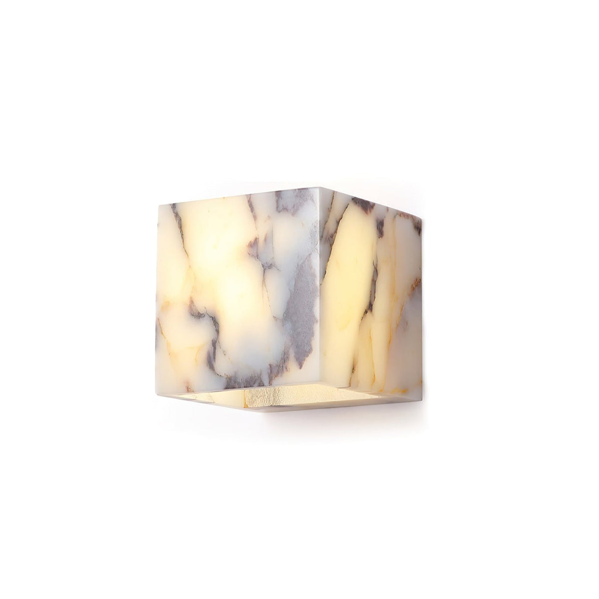 Illaee Square Marble Wall Lamp