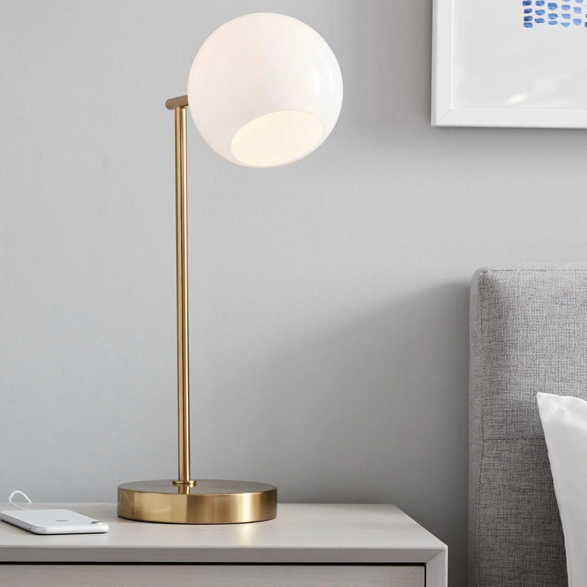 Staggered Glass Table Lamp