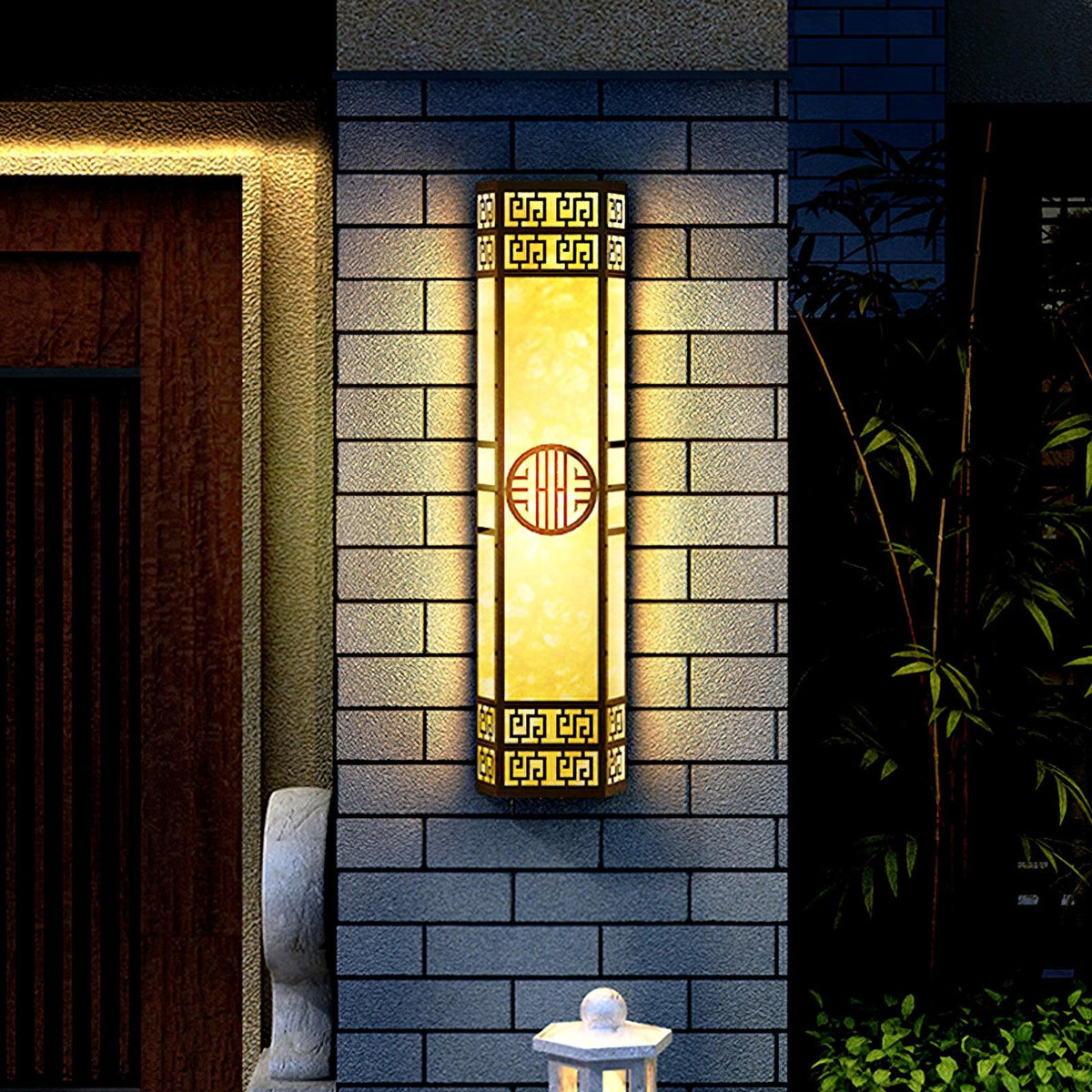 Lucen Travertine Wall Light