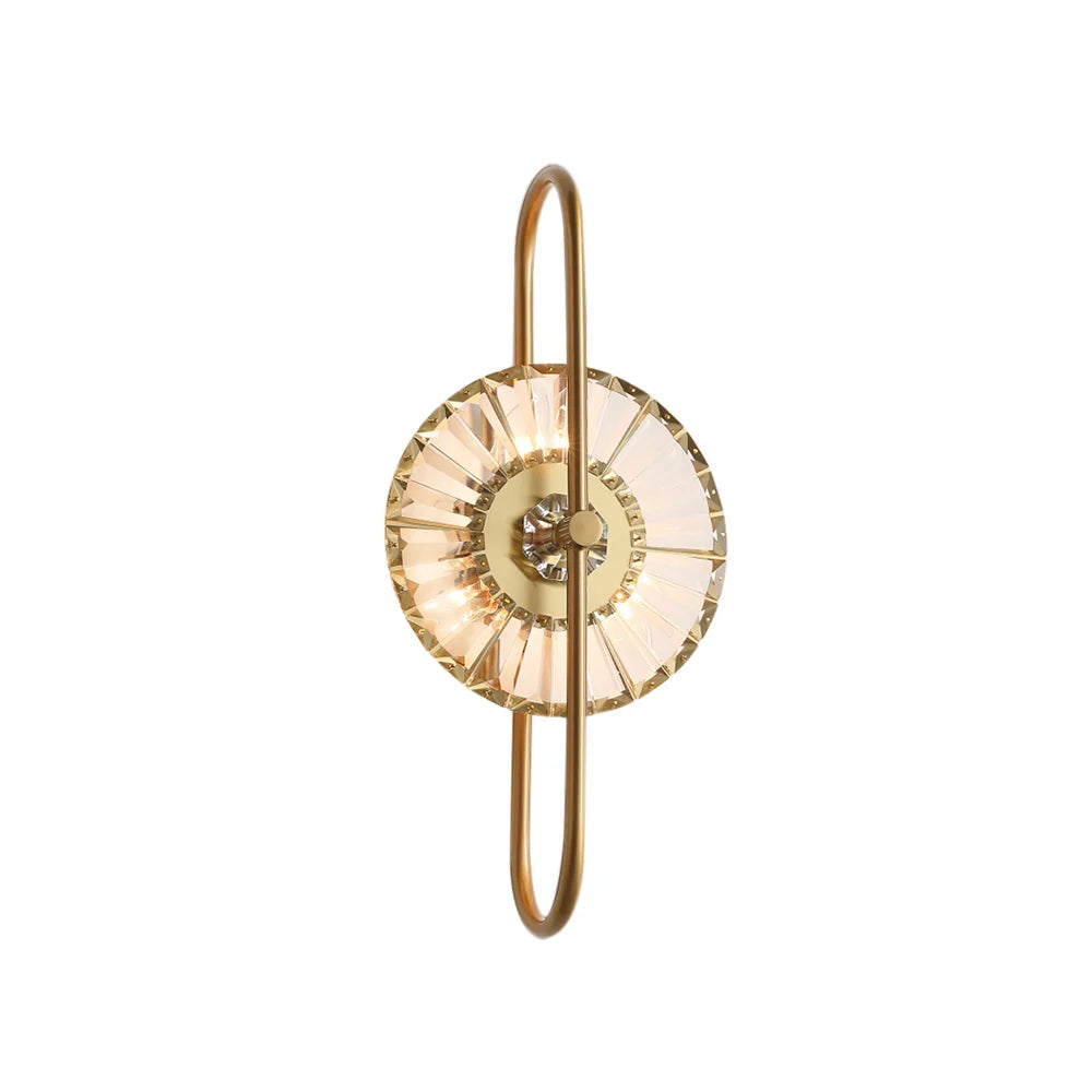 Sunflower Crystal Wall Light