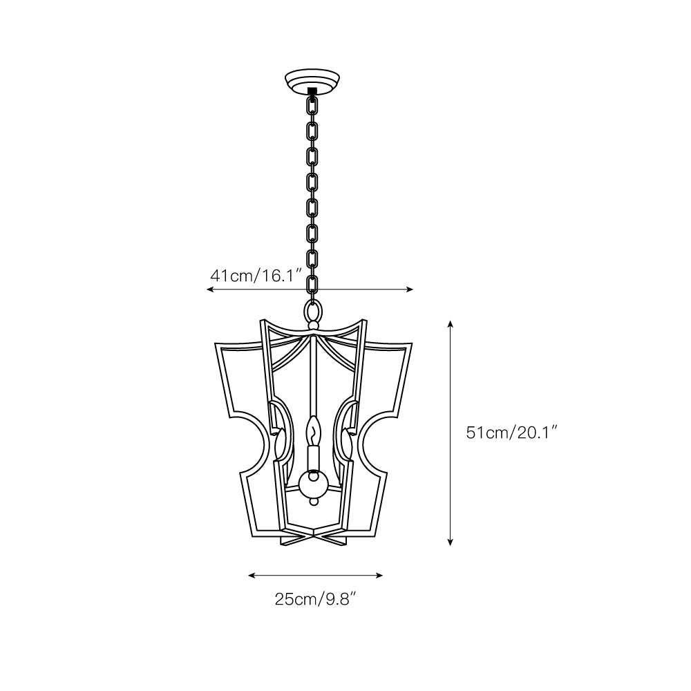 Utalis Vintage Industrial Pendant Light