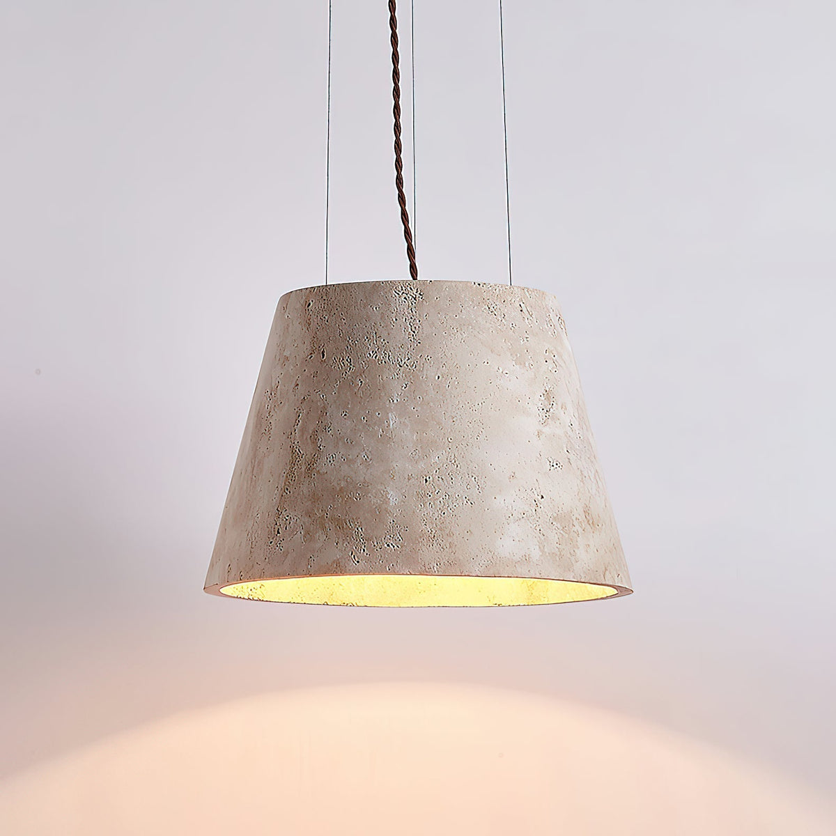 Ovelir Travertine Pendant Lamp